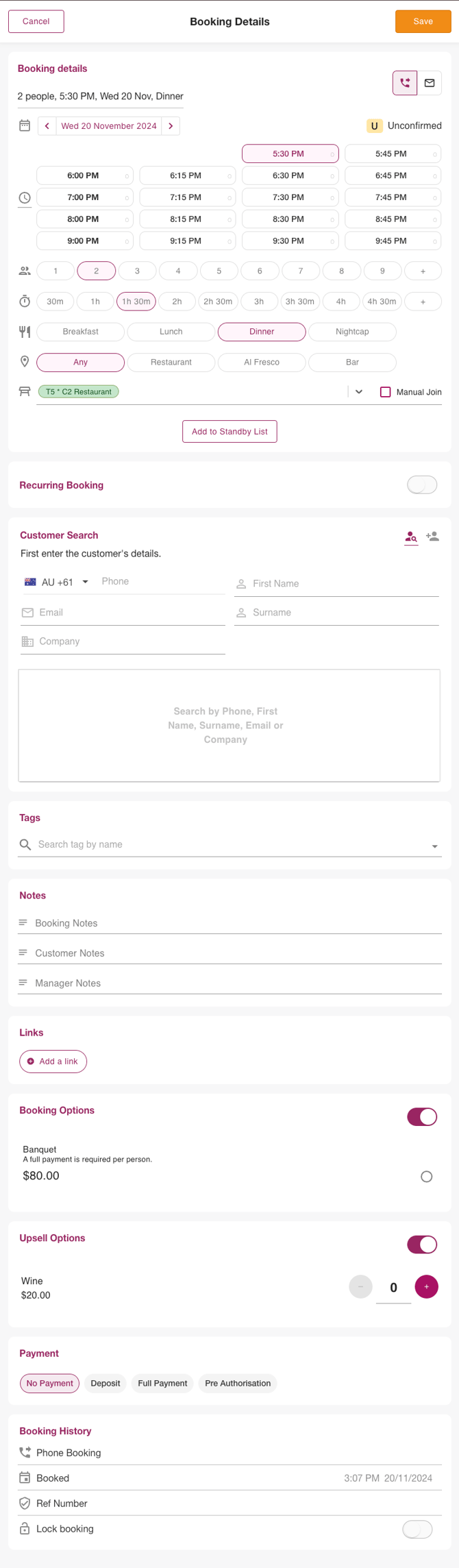 bookingform